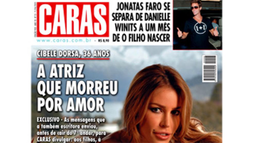 Tapa de la revista CARAS Brasil del 1 de abril de 2011.