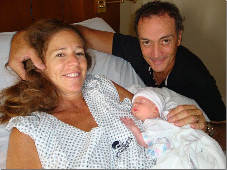 "Batata" Clerc, su esposa y Sophie
