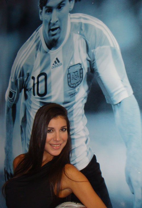 Andrea Rincón en Fútbol para Todos