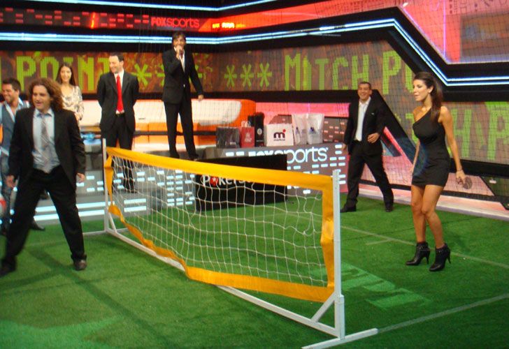 Andrea Rincón en Fútbol para Todos