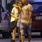 Brenda Asnicar y Carlos Tevez juntos en Milán