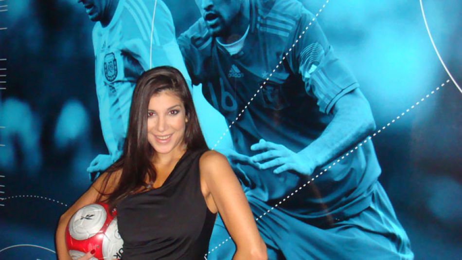 Andrea Rincón en Fútbol para Todos