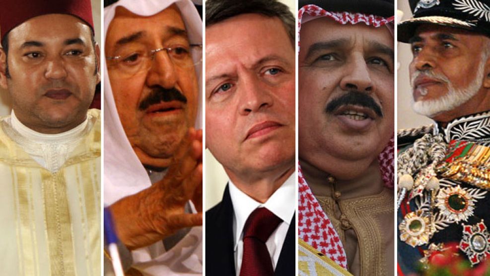 Los monarcas árabes hacen frente a las protestas y las reformas.