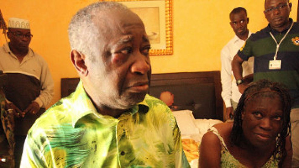Laurent Gbagbo fue detenido por las fuerzas republicanas de Costa de Marfil (pro Ouattara).