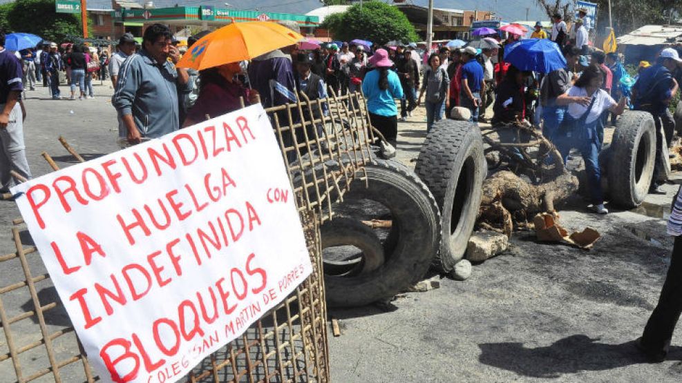 Las manifestaciones expresaron el descontento de algunos sectores hacia la política de Gobierno de Evo Morales.