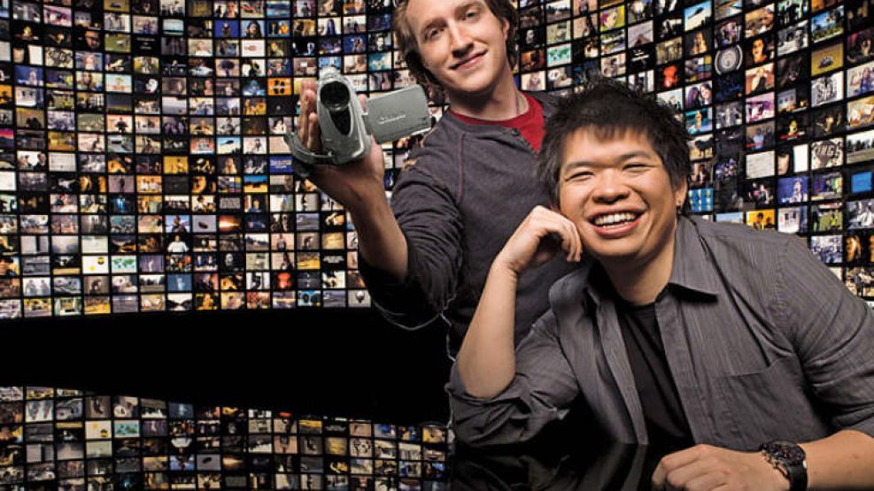 Chad Hurley y Steve Chen, los dos creadores de YouTube.