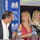 Daniel Scioli, Marisa Brel y Karina Rabolini