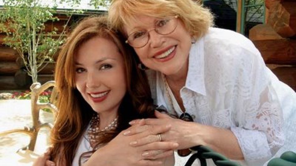 Thalía y su mamá, Yolanda Miranda