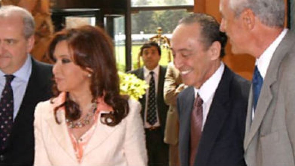 Magnetto y la Presidenta, antes de la ruptura entre Clarín y el Gobierno.