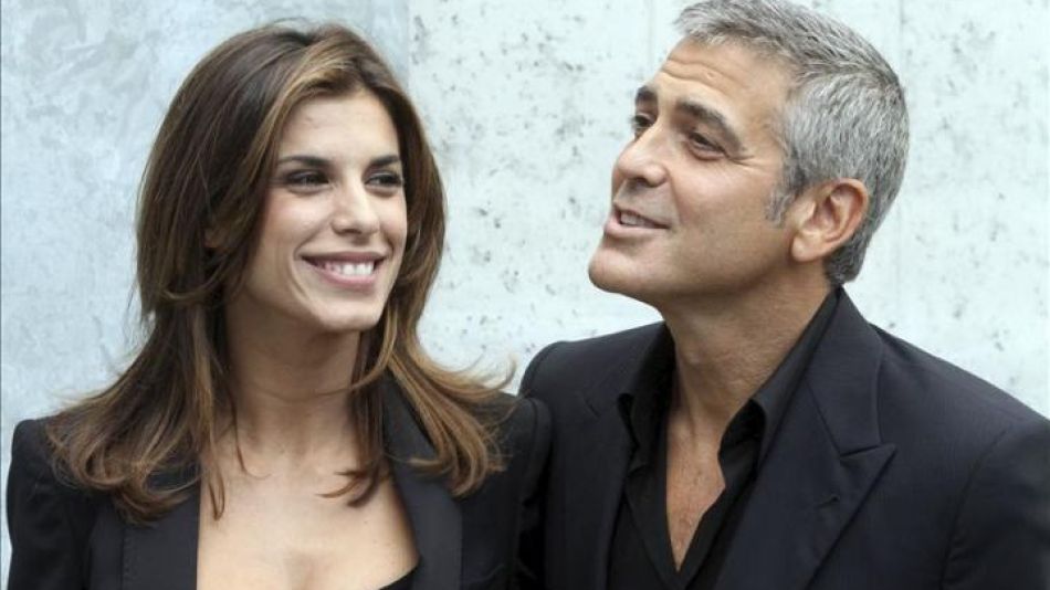 George Clooney y Elisabetta Canalis