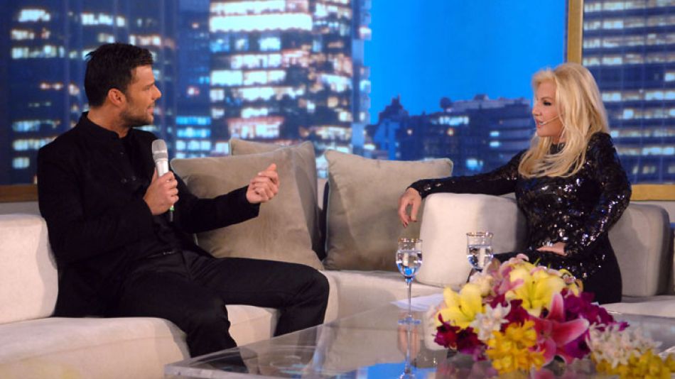 Ricky Martin con Susana