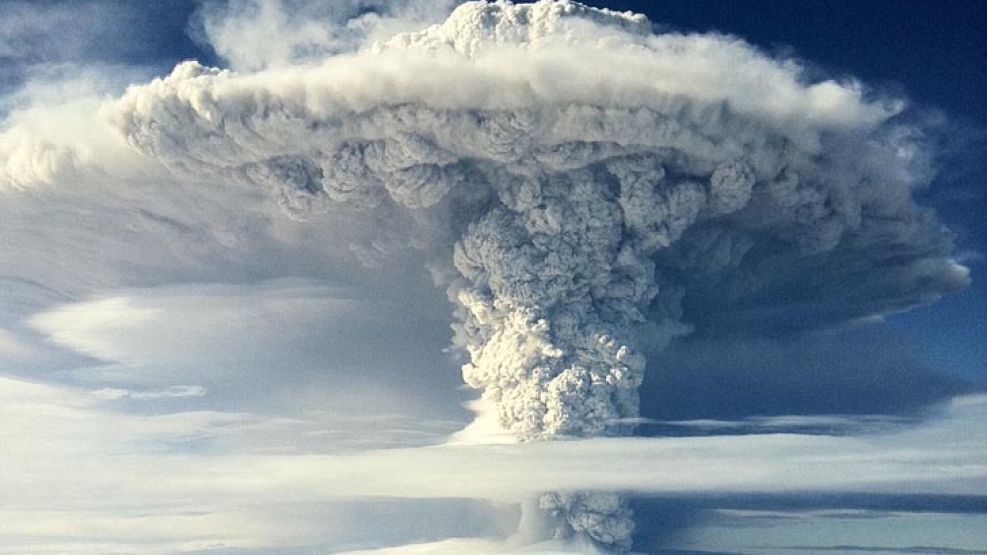 El volcán Puyehue afecta a la patagonia argentina y chilena.