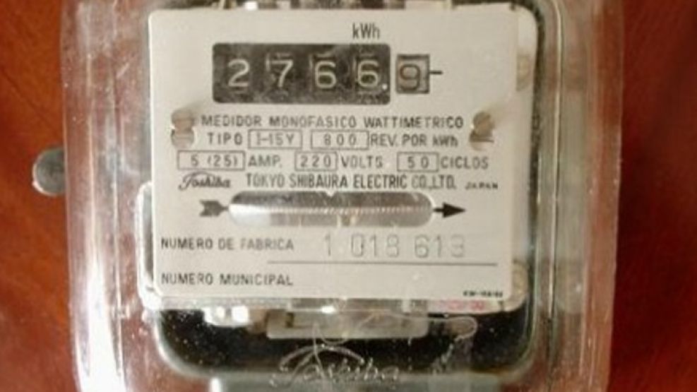 MEDIDOR. Llegarán incrementos para los usuarios que consumieron más que el año pasado.
