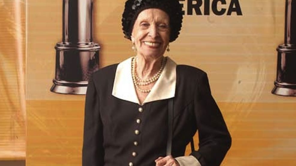 La actriz Lydia Lamaison tiene 96 años.