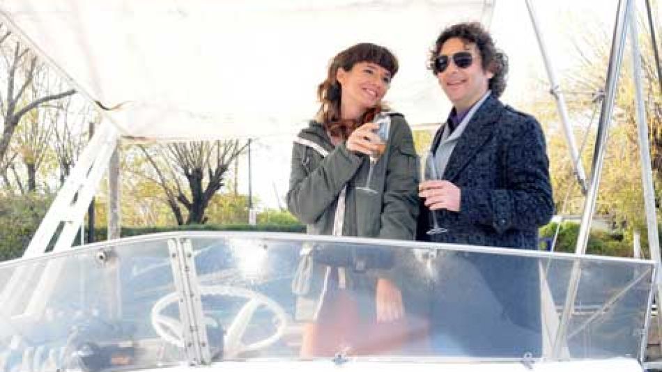 Maria y Mauro en barco