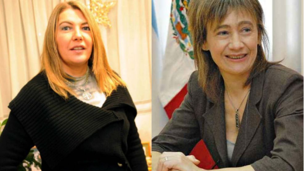 De izq. a der.: Rosana Bertone y Fabiana Ríos. La provincia define entre ellas a su próxima gobernadora.