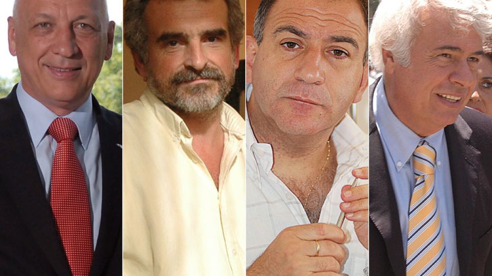 Bonfatti, Rossi, Juez y De la Sota, candidatos que buscarán obtener triunfos en sus provincias.