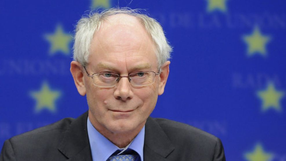 VAN ROMPUY. El presidente del Consejo Europero convocó la reunión.