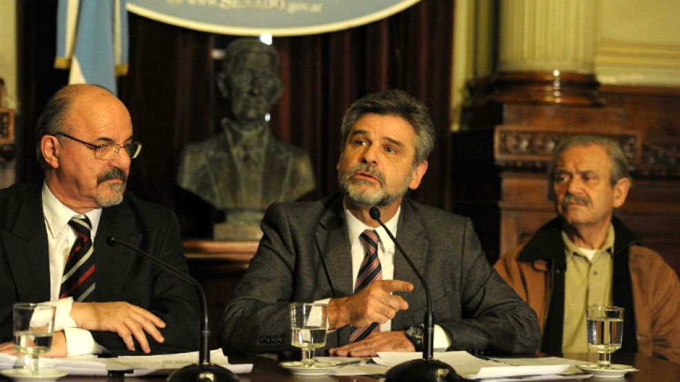 Protagonistas. Filmus expuso a su padre, para acusar a Macri.