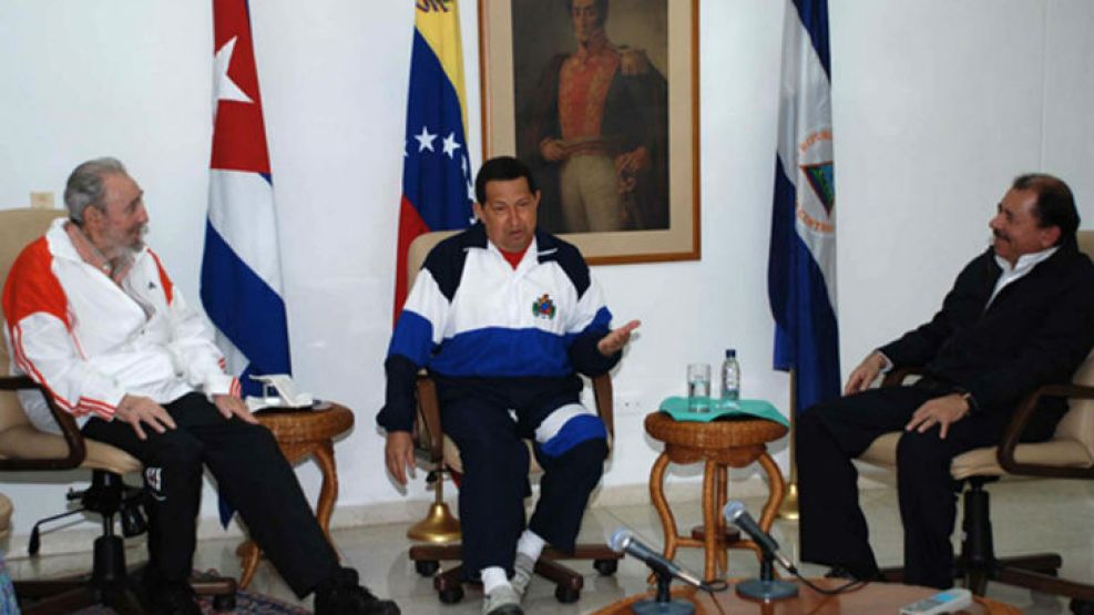 Esta semana, Chávez se mostró junto a Fidel Castro y el presidente de Nicaragua, Daniel Ortega.