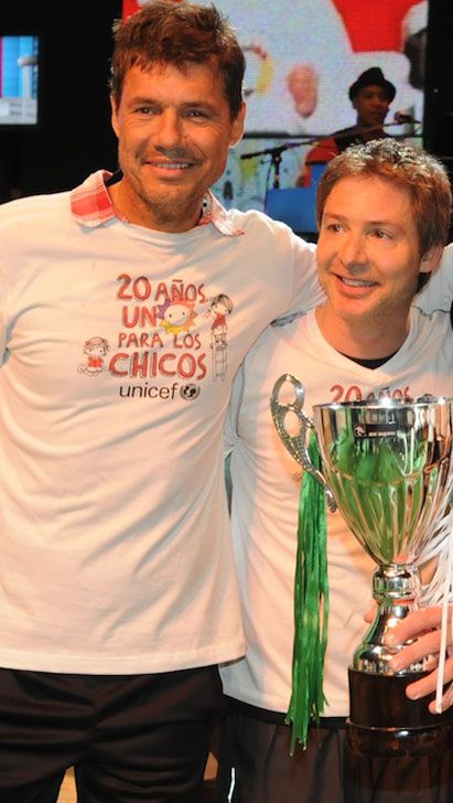Marcelo Tinelli y Adrián Suar