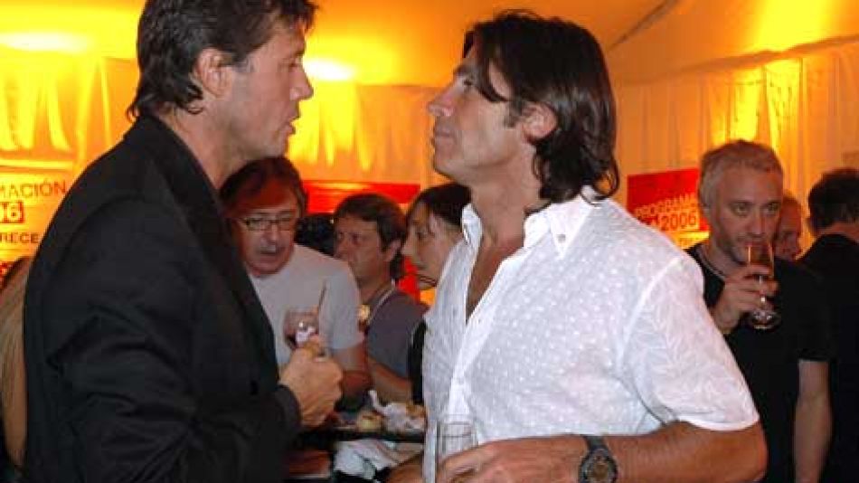 Marcelo Tinelli y Nicolás Repetto