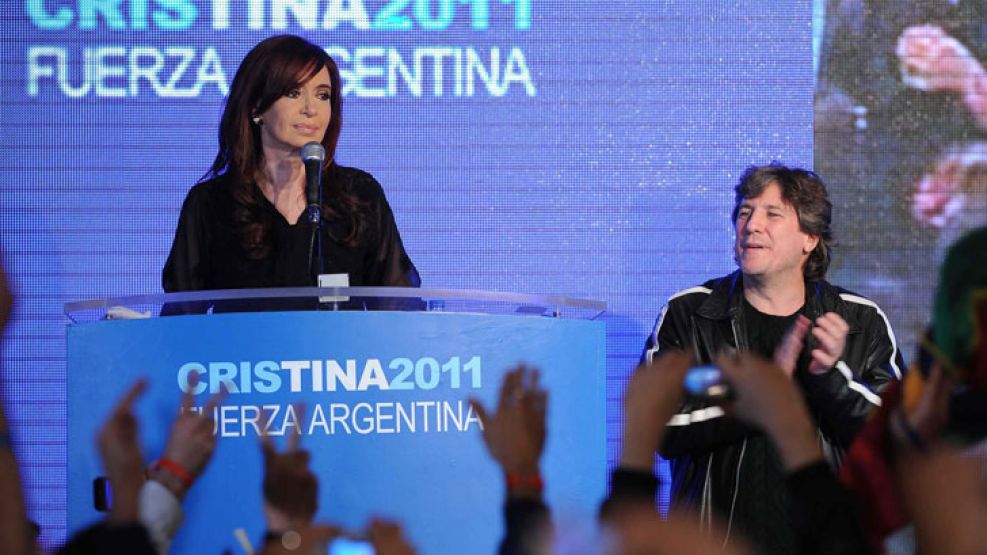 CFK le dedicó el triunfo a Néstor Kirchner.