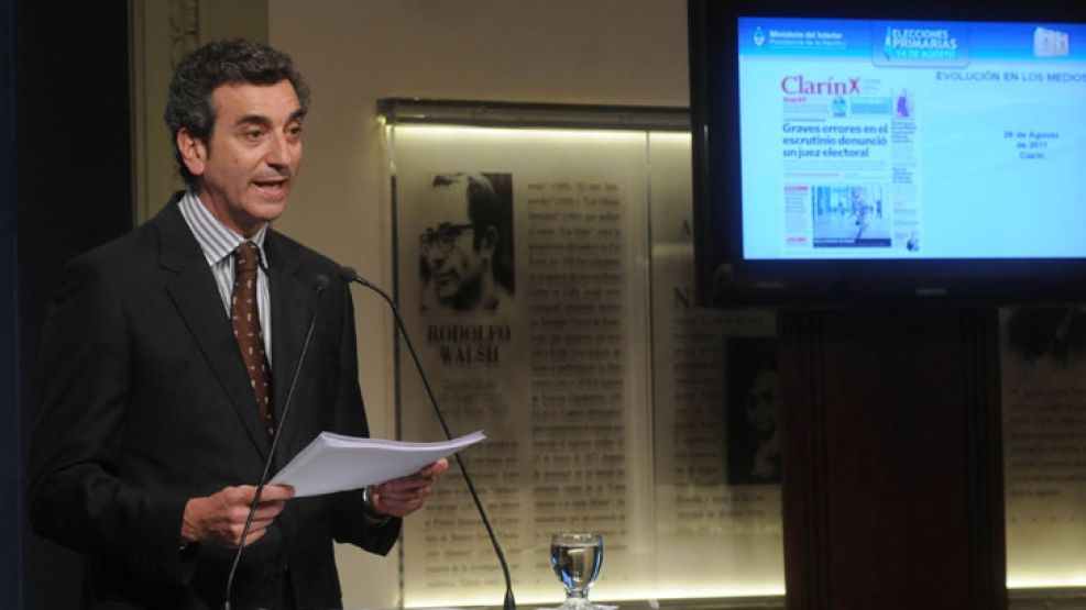 El ministro del Interior, Florencio Randazzo.