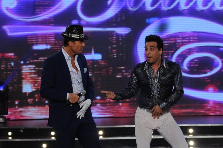 Marcelo imita los pasos de Iripino al estilo Jackson