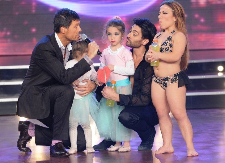 Noelia y Piquin en la devolución con Marcelo y las dos fans