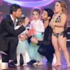 Noelia y Piquin en la devolución con Marcelo y las dos fans