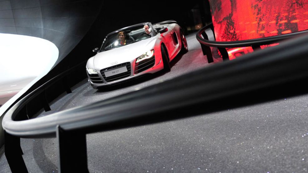 La exhibición del Audi R8 GT.