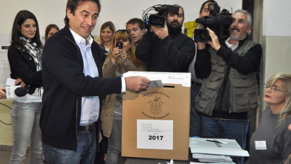 El candidato de la UCR, Ramón Mestre, espera derrotar a los candidatos del PJ.