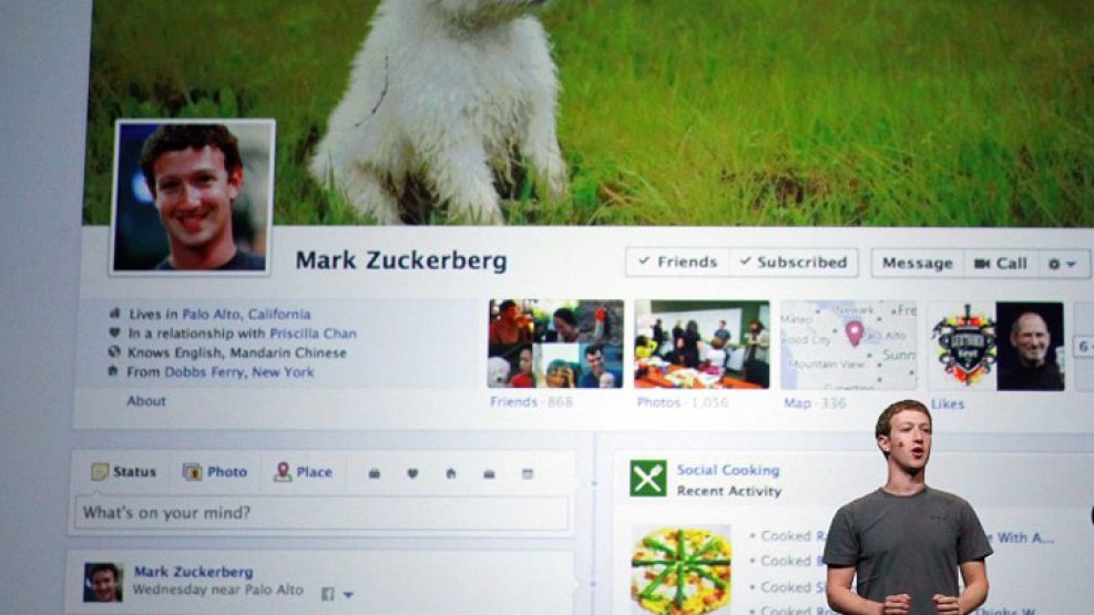 Mark Zuckerberg, creador de Facebook, durante la presentación de las novedades de su red social. 