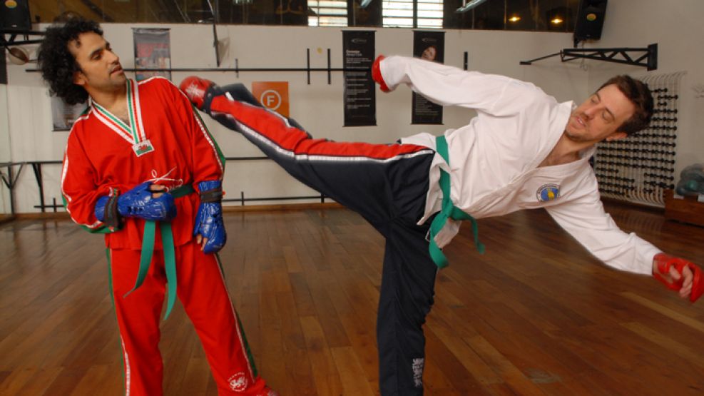 Diego Kravetz practica taekwondo desde hace cinco años.