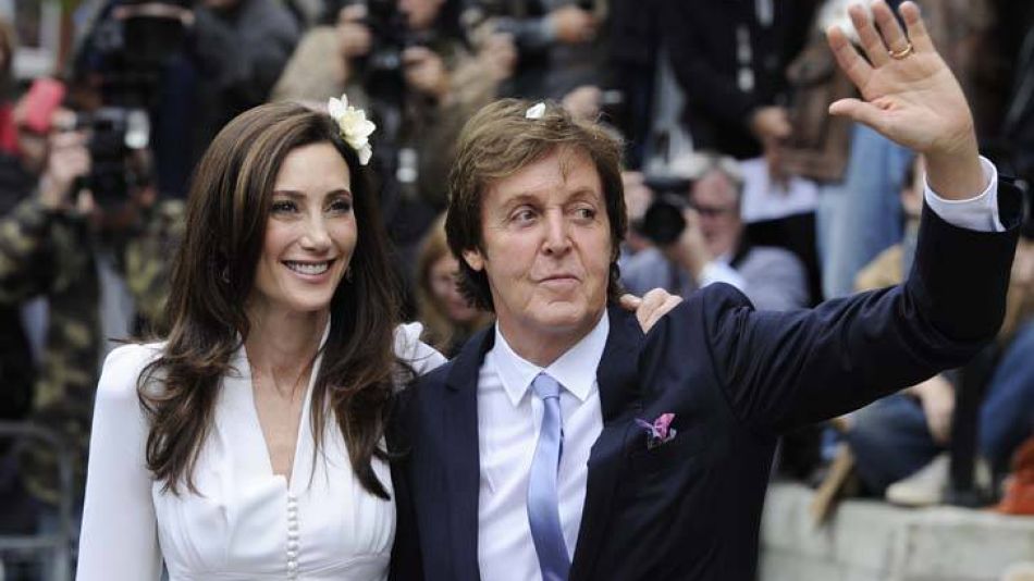 McCartney se casó en Londres con la estadounidense Nancy Shevell 