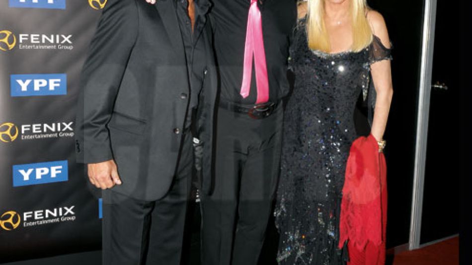 Susana, Darín y Rod Stewart