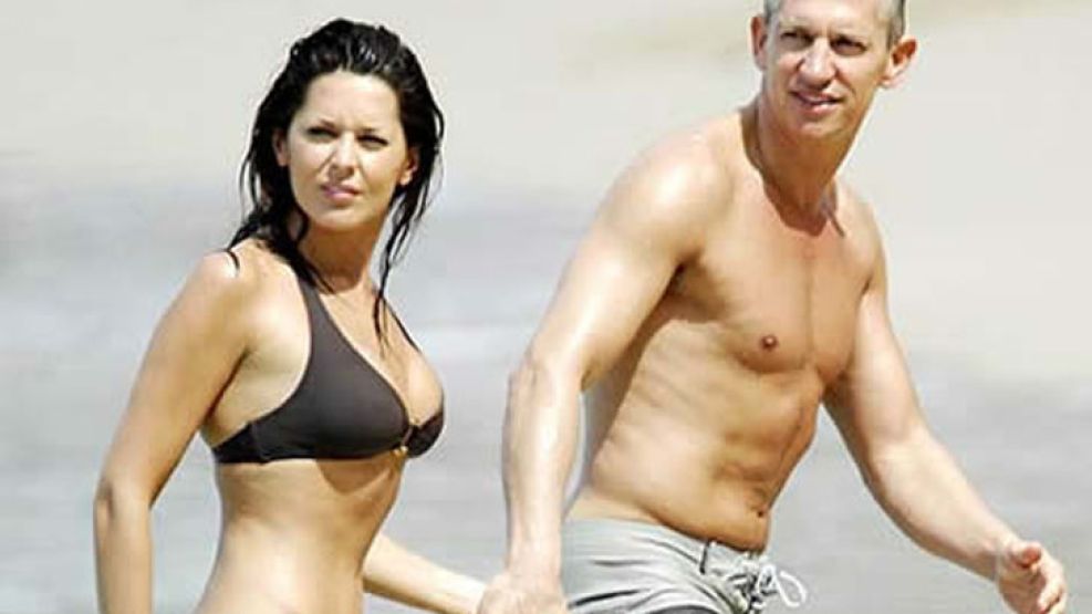 Danielle Bux junto a su marido Gary Lineker.