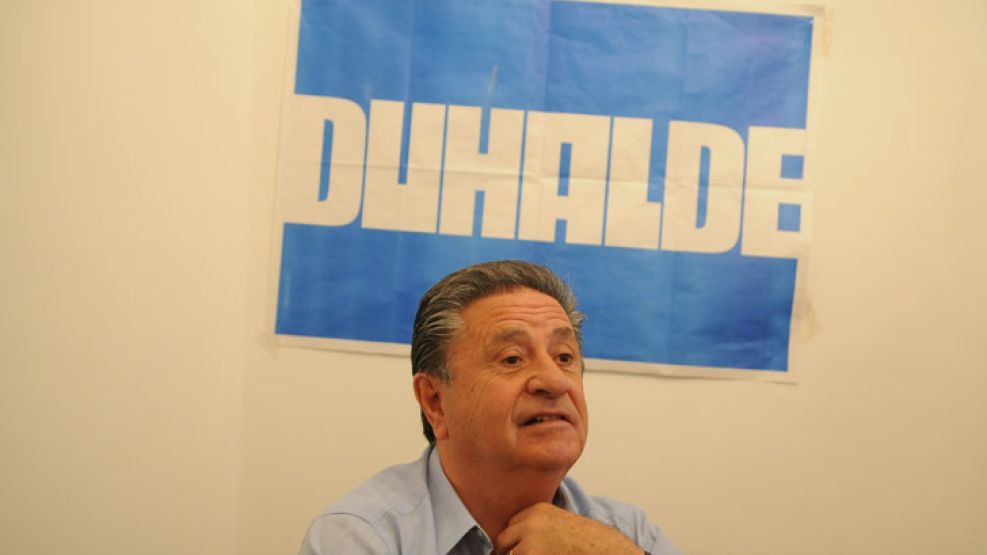 El candidato a presidente de Unión Popular, Eduardo Duhalde, dice que no se retirará de la política después de las elecciones.