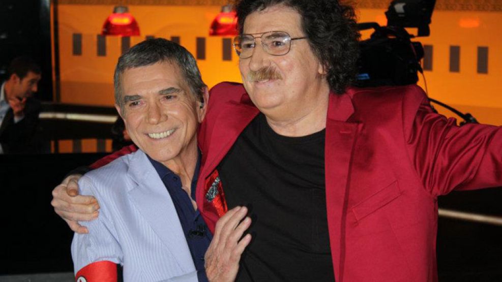 Charly García junto a Badía.