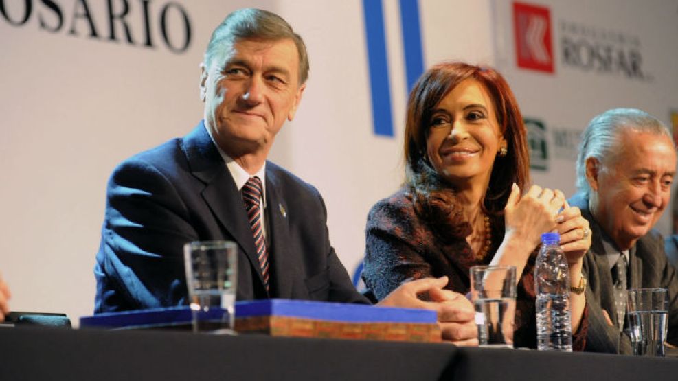 Binner comparte acto junto a Cristina, en Rosario, en septiembre del año pasado. 