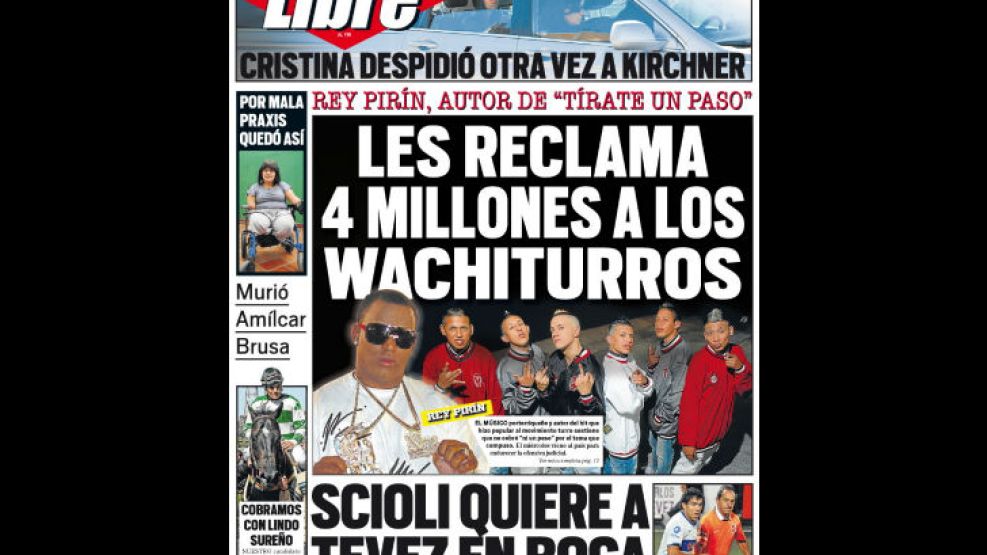 Tapa del diario más rápido del país.