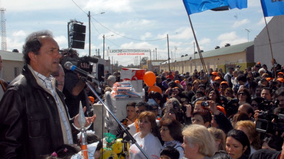 El gobernador bonaerense, Daniel Scioli.