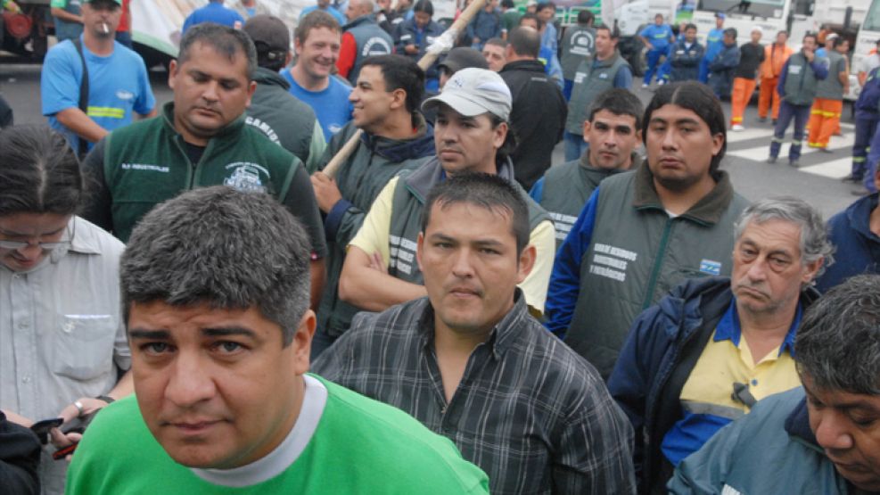 El hijo del titular de la CGT defendió el derecho de los trabajadores a protestar. 