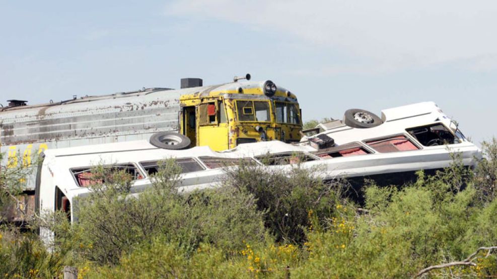 La imagen de la tragedia, ocurrida ayer en San Luis.