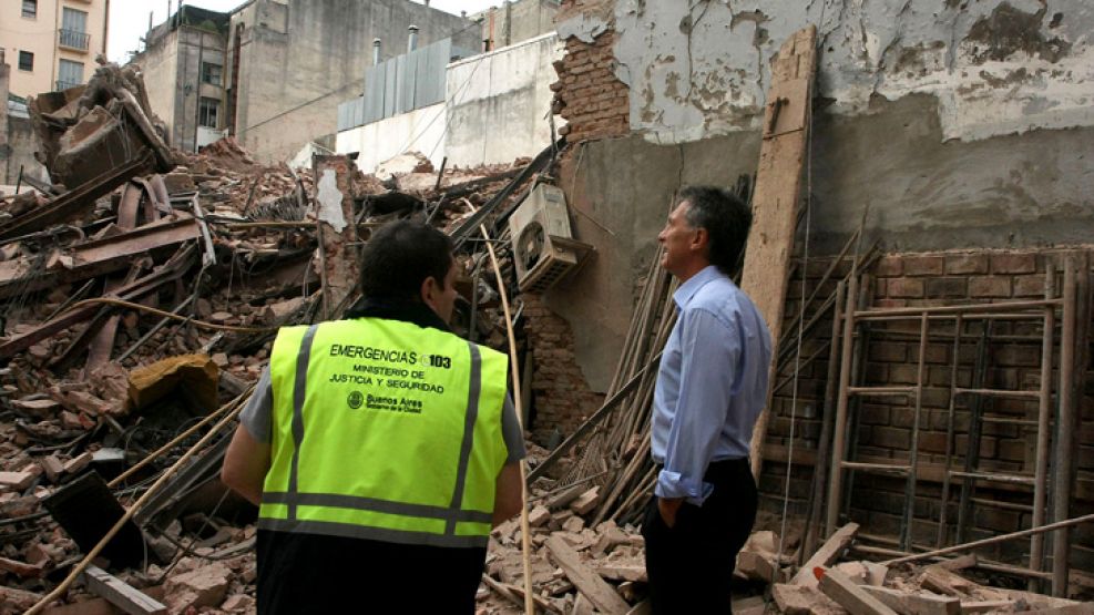 Semana clave. Macri visitó la zona y ahora deberá avanzar con las indemnizaciones. Este jueves, se votará la forma de llevarlas a cabo.