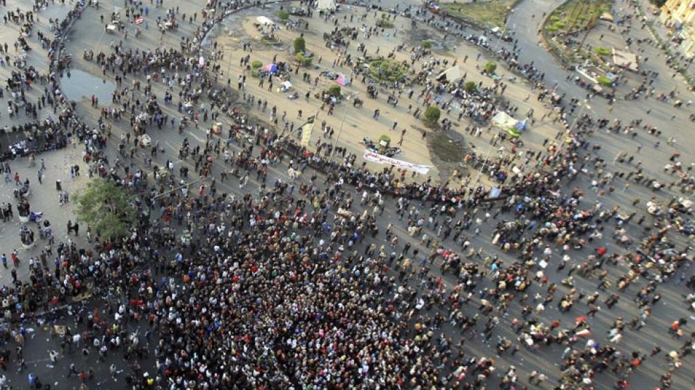 La Plaza Tahrir, en El Cairo, epicentro de las nuevas protestas.