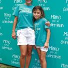 Eleonora Wexler y su hija en la caminata solidaria que organizó Mimo & Co