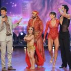 Tinelli con los semifinalistas