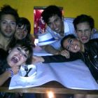 Coki festeja con Cinthia Fernandez